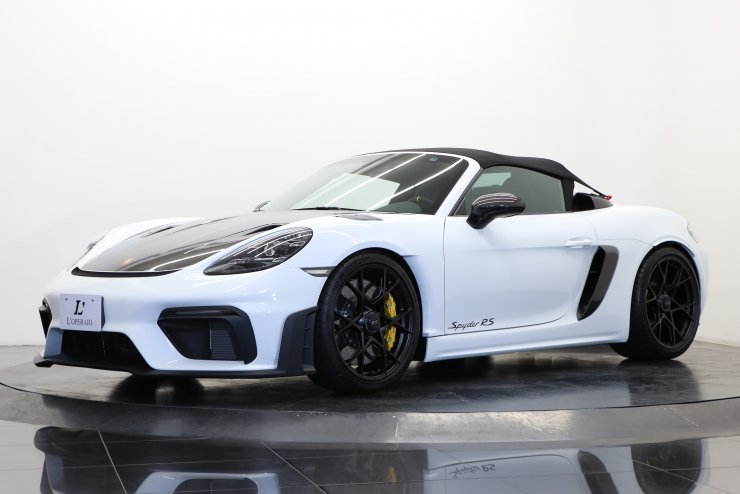 ポルシェ ポルシェ 718スパイダー 4.0 正規ディーラー車 マイアミブルー PCCB