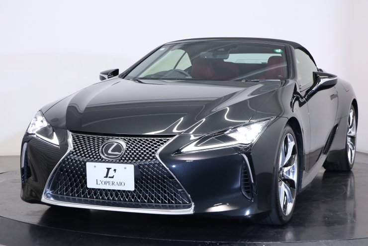 レクサス LC LC500 コンバーチブル 赤革 マークレビンソン