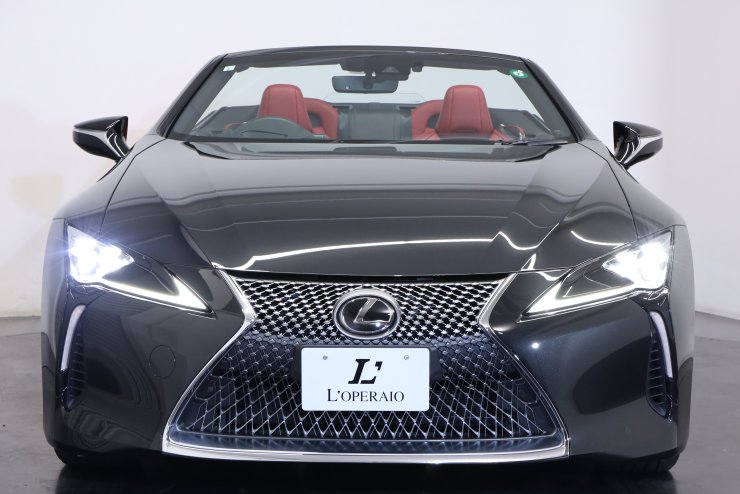 レクサス LC LC500 コンバーチブル 赤革 マークレビンソン