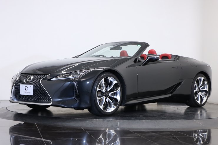 レクサス LC LC500 コンバーチブル 赤革 マークレビンソン