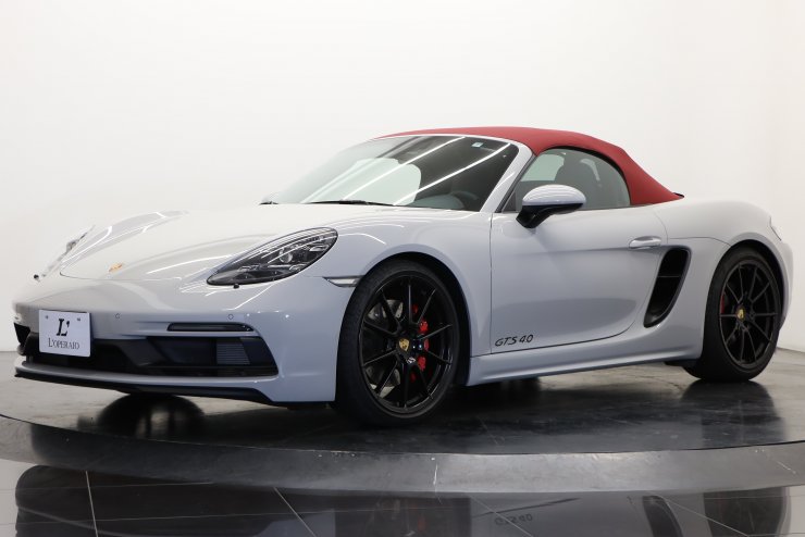 ポルシェ 718 ボクスター GTS4.0 PDK 左ハンドル 有償色 黒