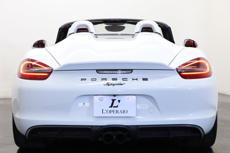 ポルシェ ボクスター Type981 スパイダー 6MT スポーツクロノPKG