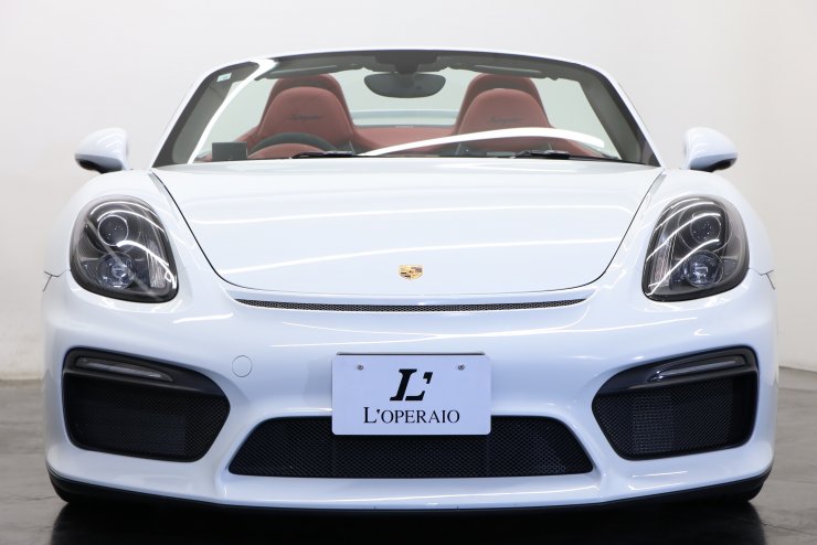 ポルシェ ボクスター Type981 スパイダー 6MT スポーツクロノPKG