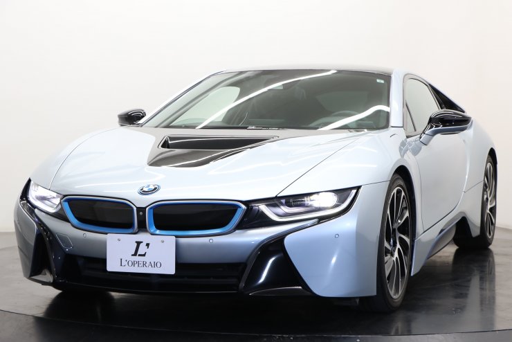 BMW i8 クーペ 左ハンドル 有償色 黒革 インテリアデザインCARPO 純正