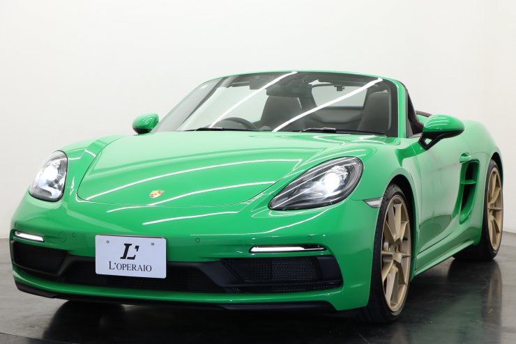 ポルシェ 718 ボクスター GTS4.0 6MT 【特別金利1.9%～】有償カラー