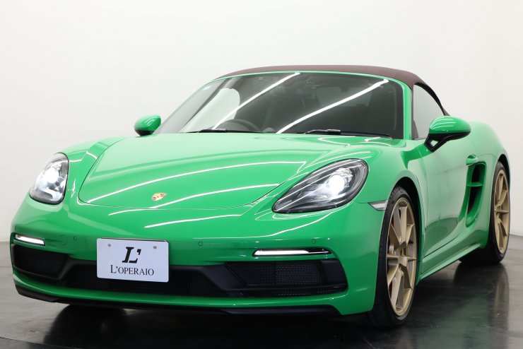 ポルシェ 718 ボクスター GTS4.0 6MT 【特別金利1.9%～】有償カラー
