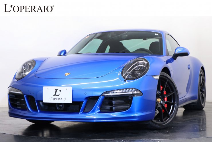 ポルシェ911カレラ 964型　フロントバンパー※要塗装品　バイオレットブルー ポルシェ 911(Type991) カレラ4 GTS PDK 左H 有償カラー 純正20
