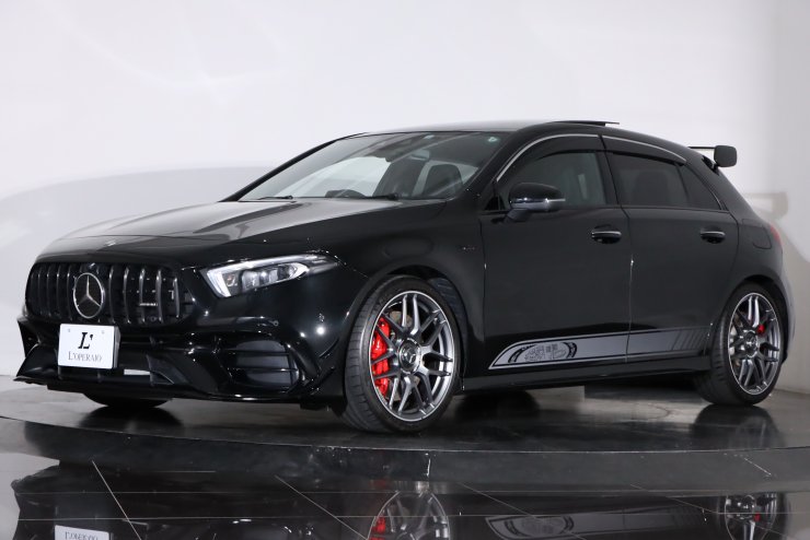 A45 AMG w176 エディション1 マットブラックマルチスポーク19