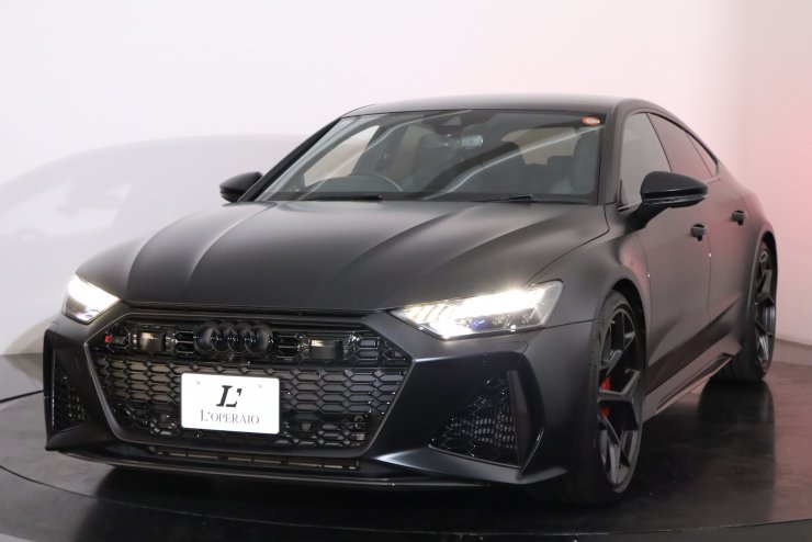 アウディ RS7スポーツバック ブラックスタイリングPKG 純正22インチ