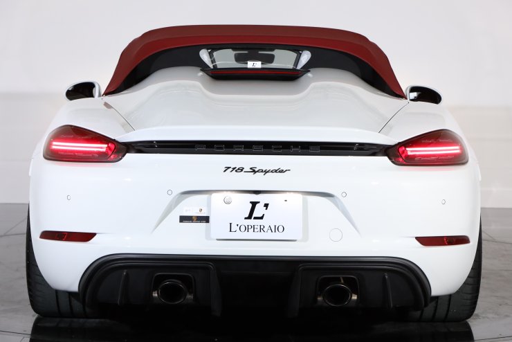 ポルシェ 718 718 spyder PDK ワンオーナー スパイダークラシック