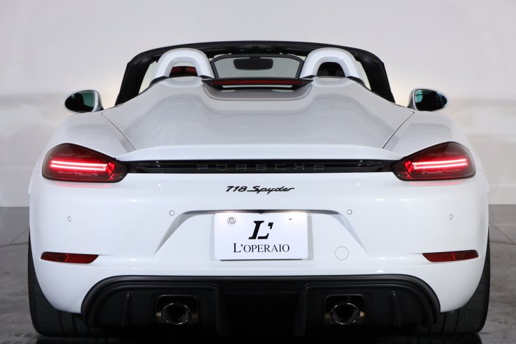 ポルシェ 718 Spyder 6MT スポーツクロノPKG スモーカーPKG