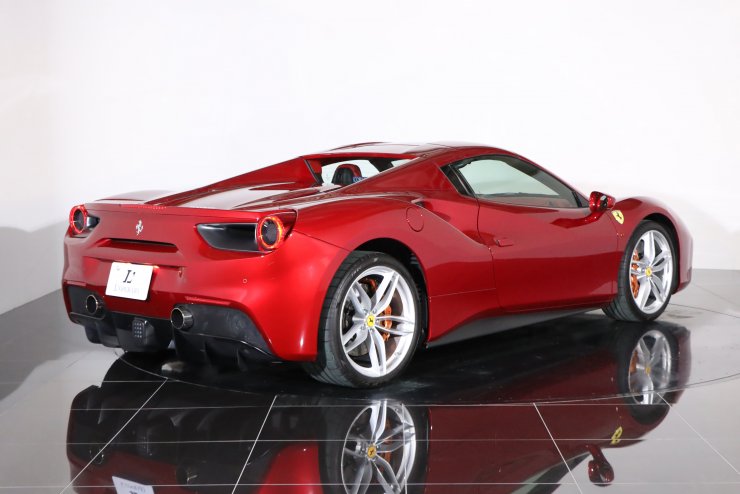 カッティングダイ(中古品) 488 フェラーリ 488 スパイダー F1 DCT 特注カラー ロッソマラネロ