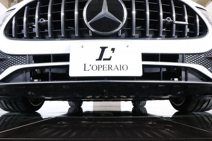 SL 43 AMGフロントグリル AMG SLクラス SL43 1オーナー 有償色:オパリスホワイト 純正SL63用AW