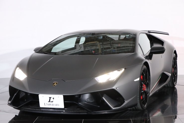ランボルギーニ ウラカン ペルフォルマンテ 左ハンドル 純正OPマット