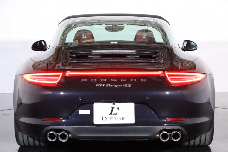 ポルシェ 911(Type991) タルガ4S PDK 1オーナー 赤×黒革 純正20インチ