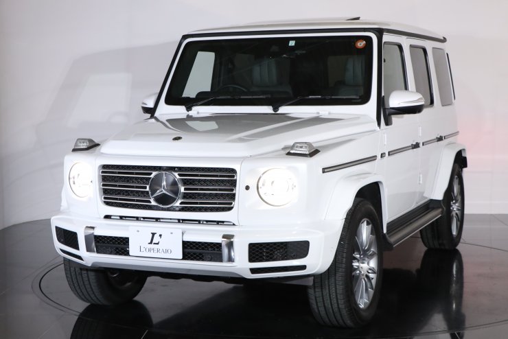 メルセデスベンツ Gクラスロング G400d オパリスホワイト AMGライン