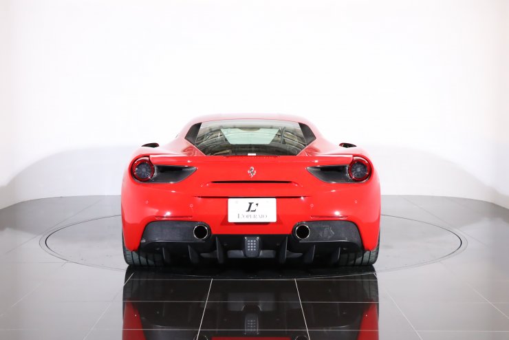 フェラーリ 488 GTB F1 DCT 特注ボディカラー フロントリフト LED