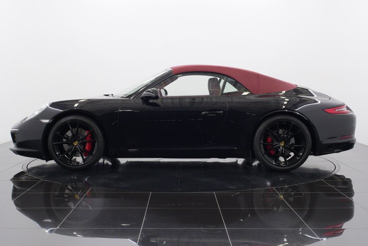 ポルシェ 911カレラ 991後期型 メタルカー ペーパーウェイト ブラック