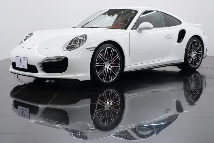 ポルシェ 911(Type991) ターボ PDK 左ハンドル レッドレザー 純正20