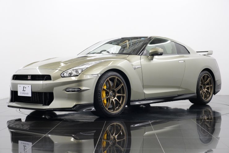 日産 GT-R プレミアムエディション Tスペック 専用グリーンハーフ