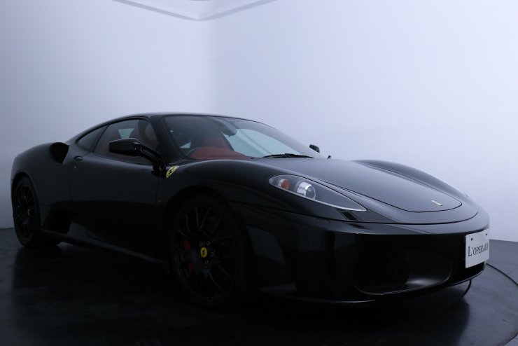 フェラーリF430 黒 Ferrari F430 F1 2008MY 認定中古車 エンジン音あり（車体末尾