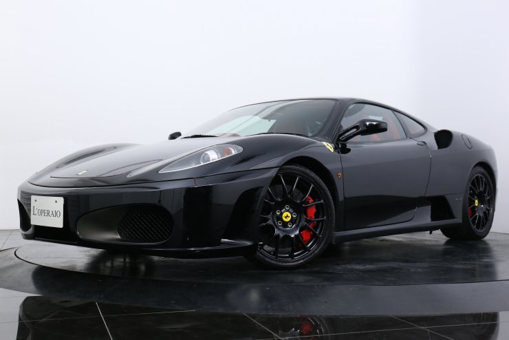 フェラーリF430 黒 フェラーリ F430 正規ディーラー車 右ハンドル カーボンブレーキ