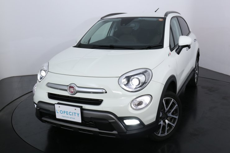 フィアット 500X クロスプラス 4WD 社外SDナビ 地デジ バックモニター