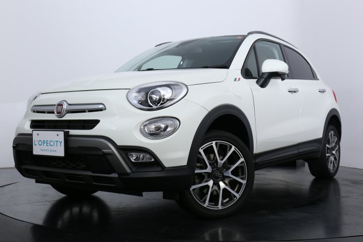 フィアット 500X クロスプラス 4WD 社外SDナビ 地デジ バックモニター