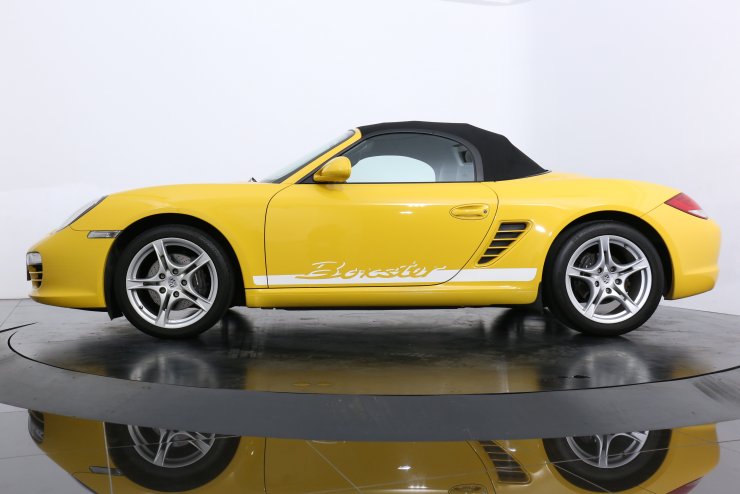 ポルシェ ボクスター 987Boxster 2.9 PDK スポーツクロノPKG イエロー