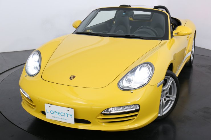 ポルシェ ボクスター 987Boxster 2.9 PDK スポーツクロノPKG イエロー