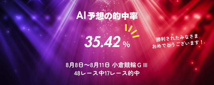 【AI予想バトルキャンペーン】結果発表