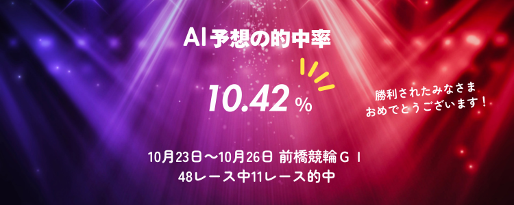 【AI予想バトルキャンペーン】結果発表