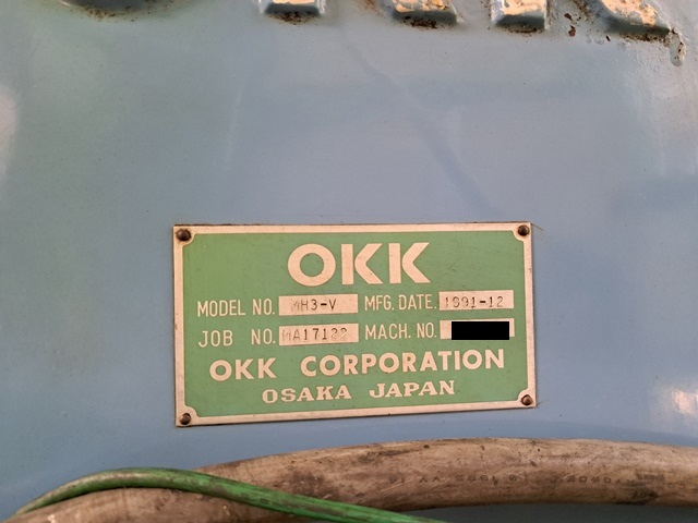 OKK 汎用フライス MH-3V
