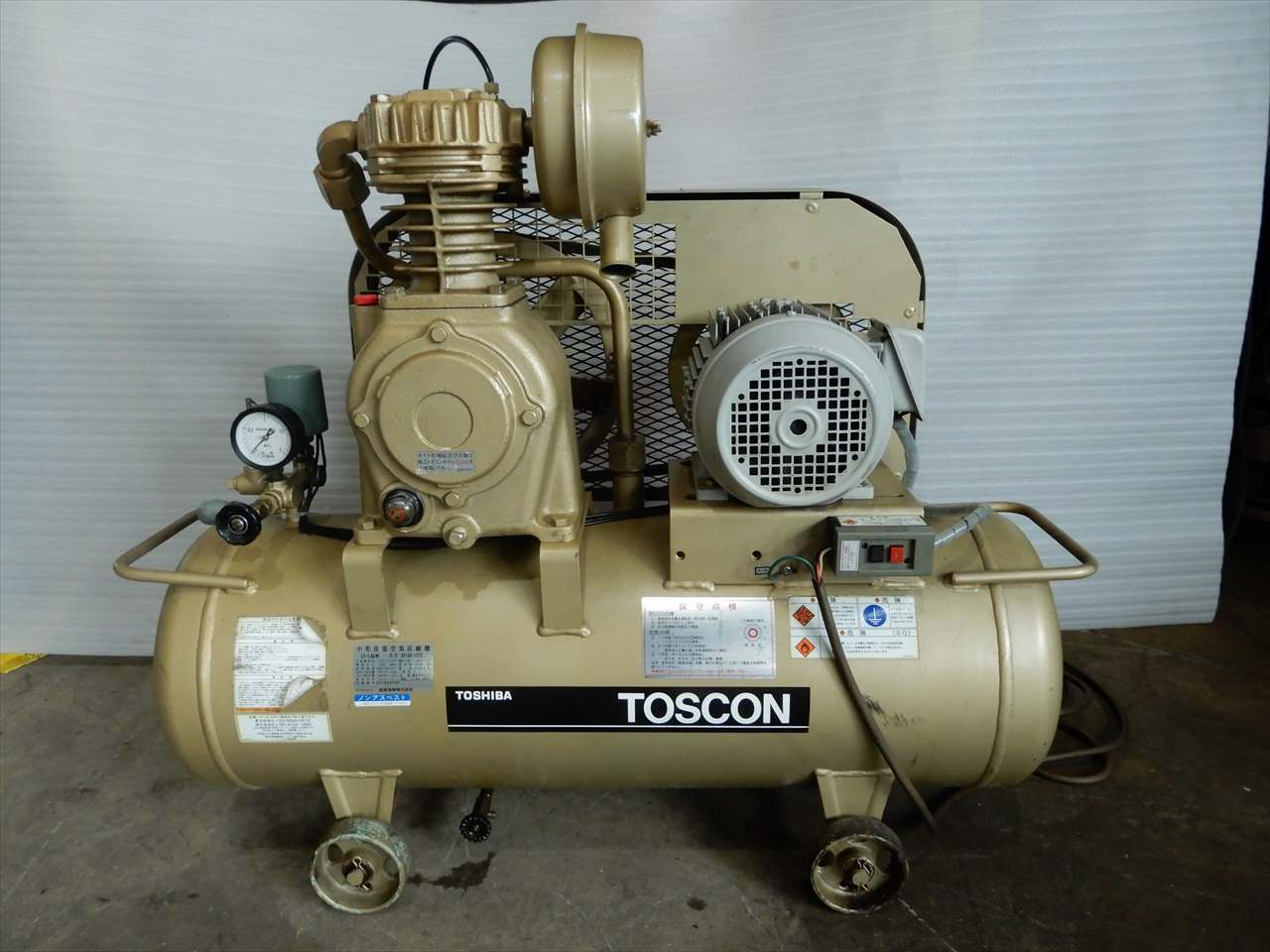 1 5kwエアーコンプレッサー 東芝 Sp10d 15t2 中古機械ならマシンライフ