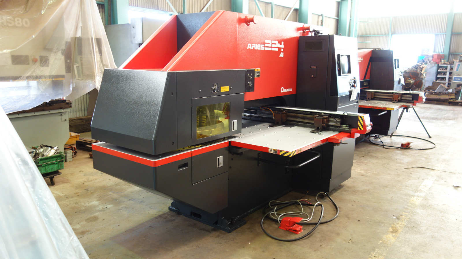 アマダ AMADA ARIES-224 タレットパンチ 1989年式 アリエス 付属品多数