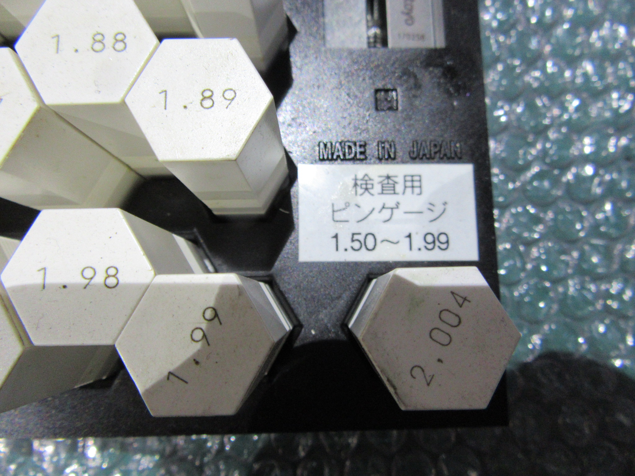 ミツトヨ/Mitutoyo ピンゲージセット 51個 (1.50~1.99 ミツトヨ/Mitutoyo ピンゲージセット 51個 (1.50~1.99