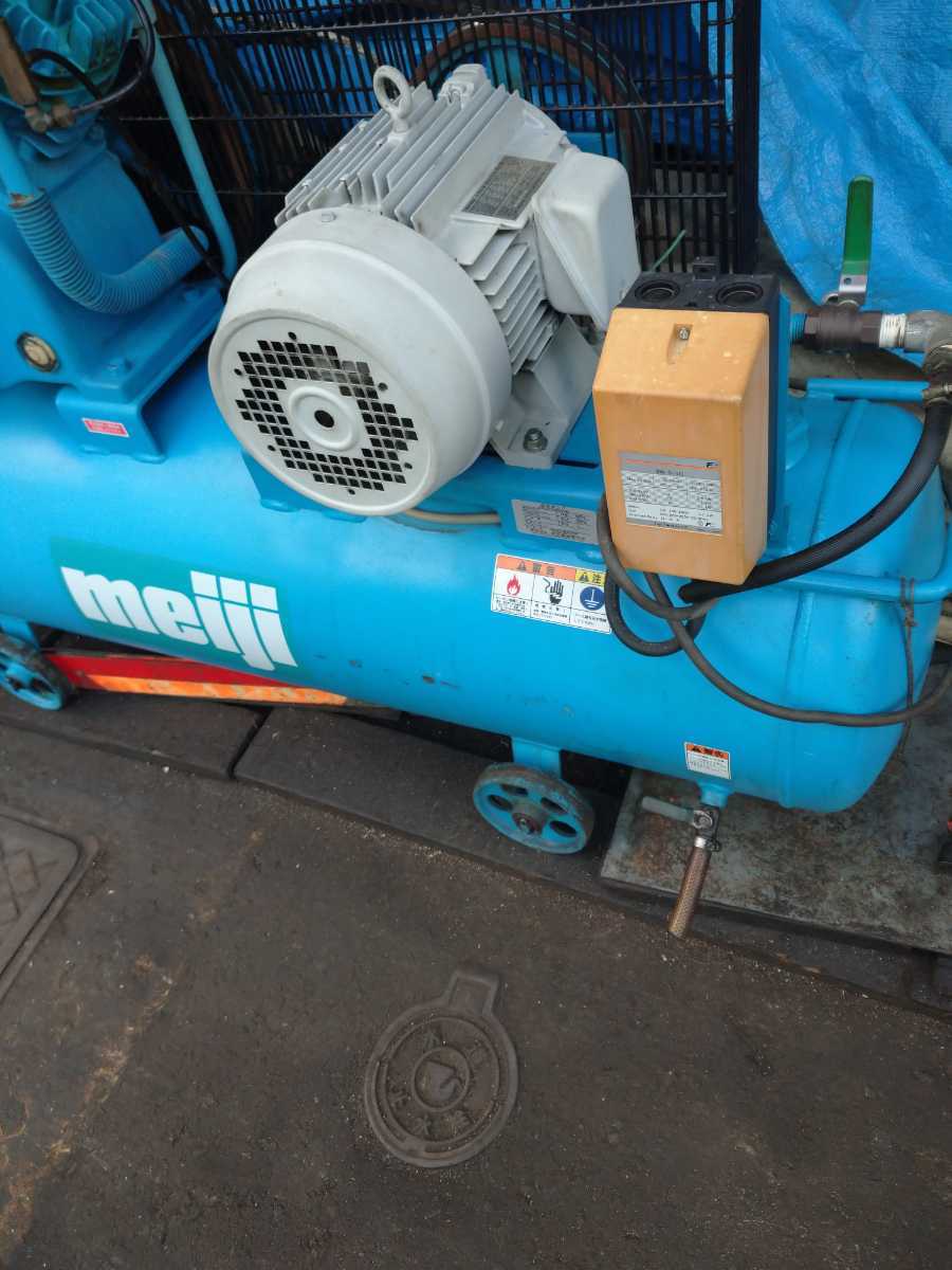 meiji|明治機械 3.7kWエアーコンプレッサー GK-37 | マシンライフ meiji|明治機械 3.7kWエアーコンプレッサー GK-37 | マシンライフ