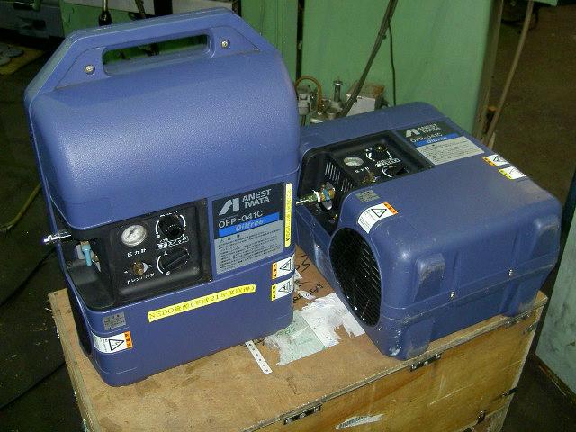 0.4kWエアーコンプレッサー ANEST IWATA｜アネスト岩田 OFP-041C｜中古