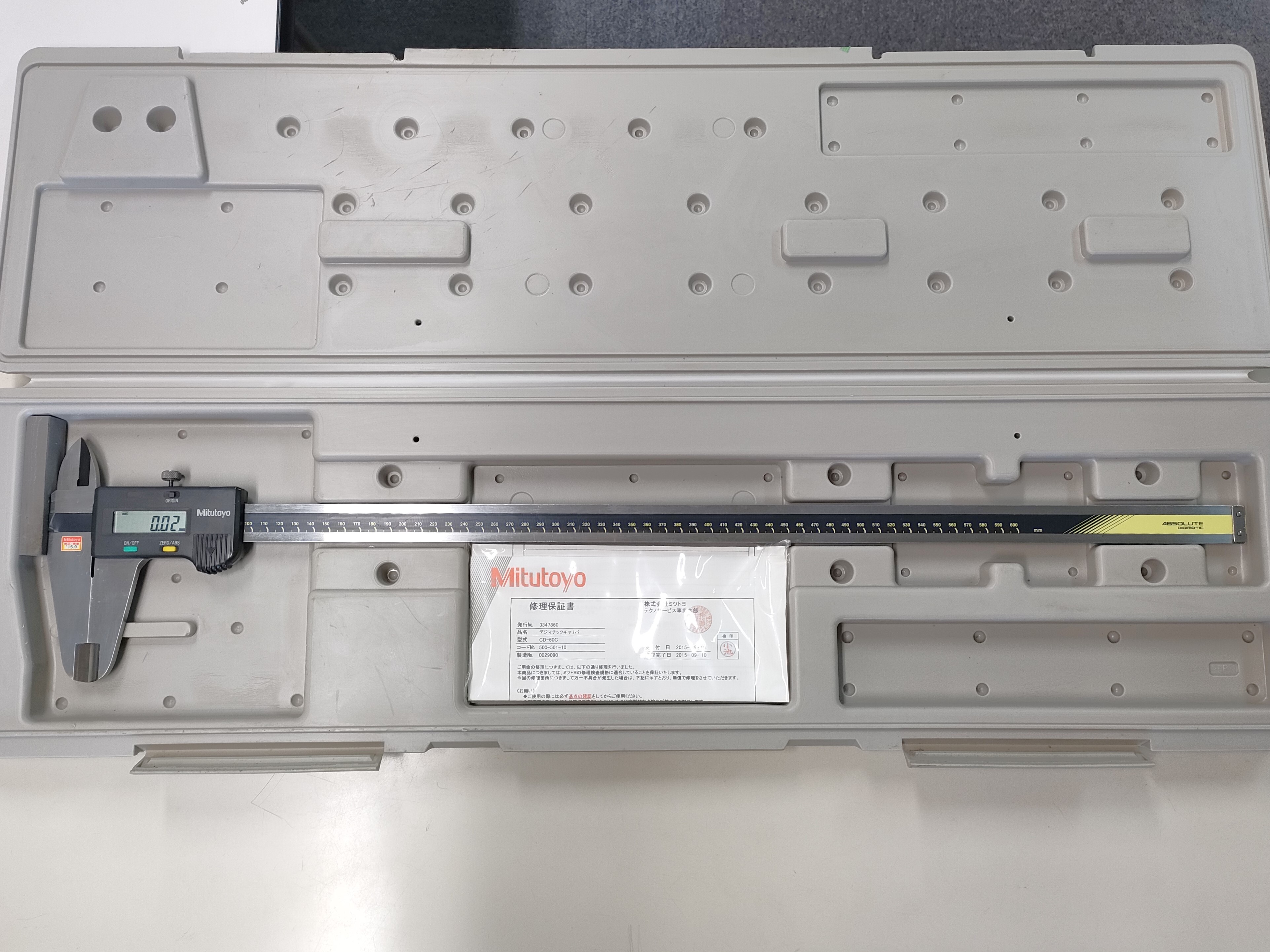 ミツトヨ デジタルノギス CD-60C | マシンライフ