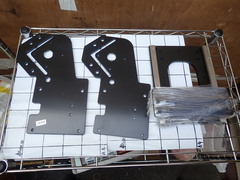  厚手　金属ステー　黒　 新古品 