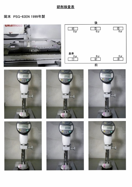 岡本工作機械製作所 平面研削盤 PSG-63EN | マシンライフ
