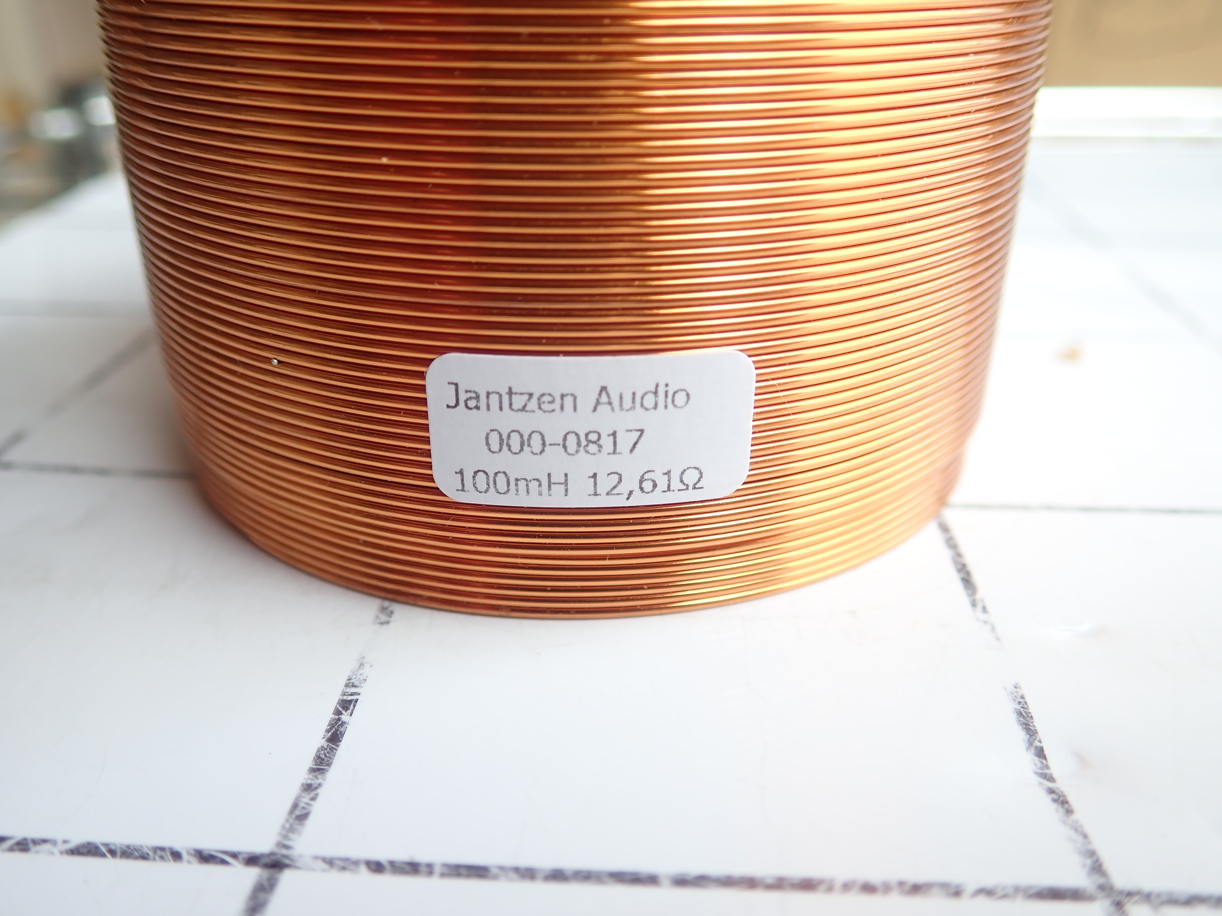 Jantzn Audio 社 空芯コイル　000-0817   100mH   12.61Ω　新古品 