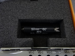 MITUTOYO｜ミツトヨ	 替駒式ねじマイクロメーター TMC-75