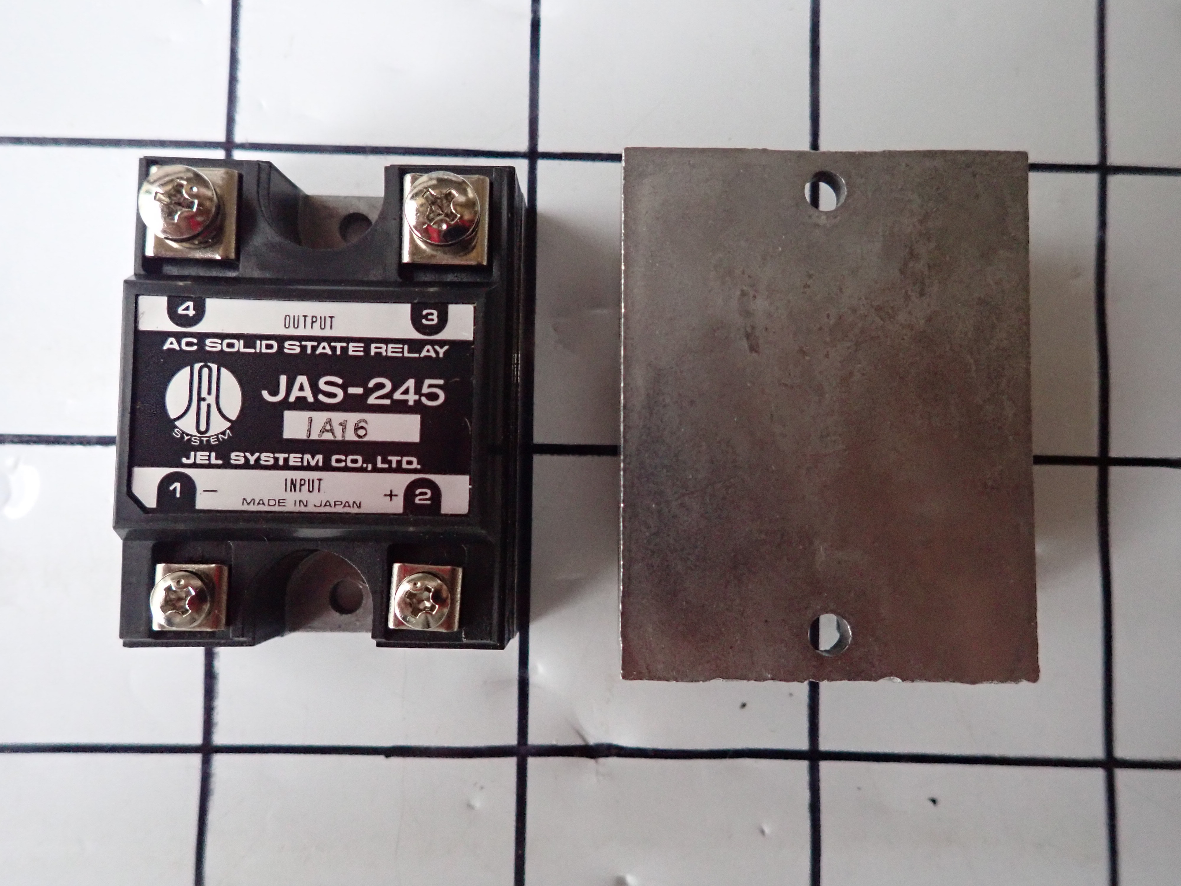 JEL SYSTEM CO.,LTD製 JAS-245 ソリッドステートリレー(SSR) 新古品 