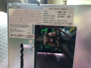 ファナック/FANUC CRTディスプレイ 【CRTディスプレイ】A61L-0001-0092