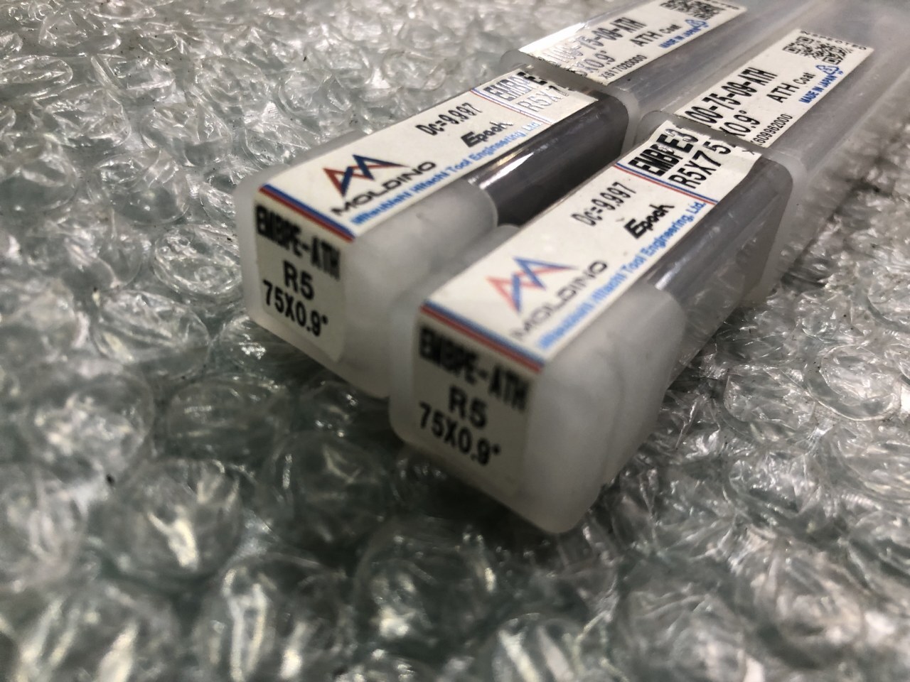 MITSUBISHI HITACHI TOOL エンドミル R5x75x0.9°（2本）