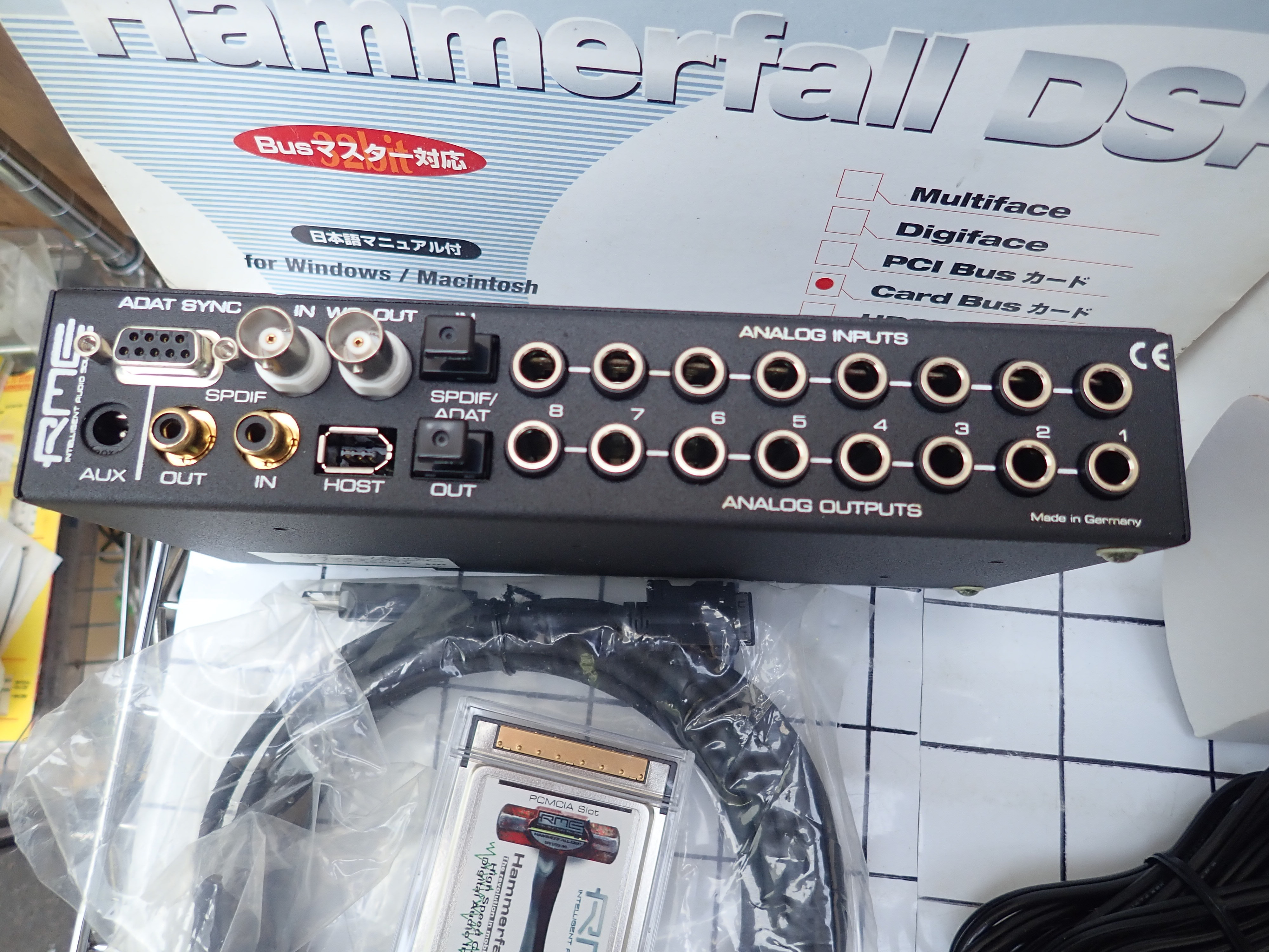 REM Hammerfall DSP Digiface デジタルインターフェース　 新古品 