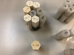 不明 ピンゲージ φ6.000～6.55　※ケース汚れあり