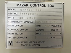 ヤマザキマザック NC旋盤 QTN150/500
