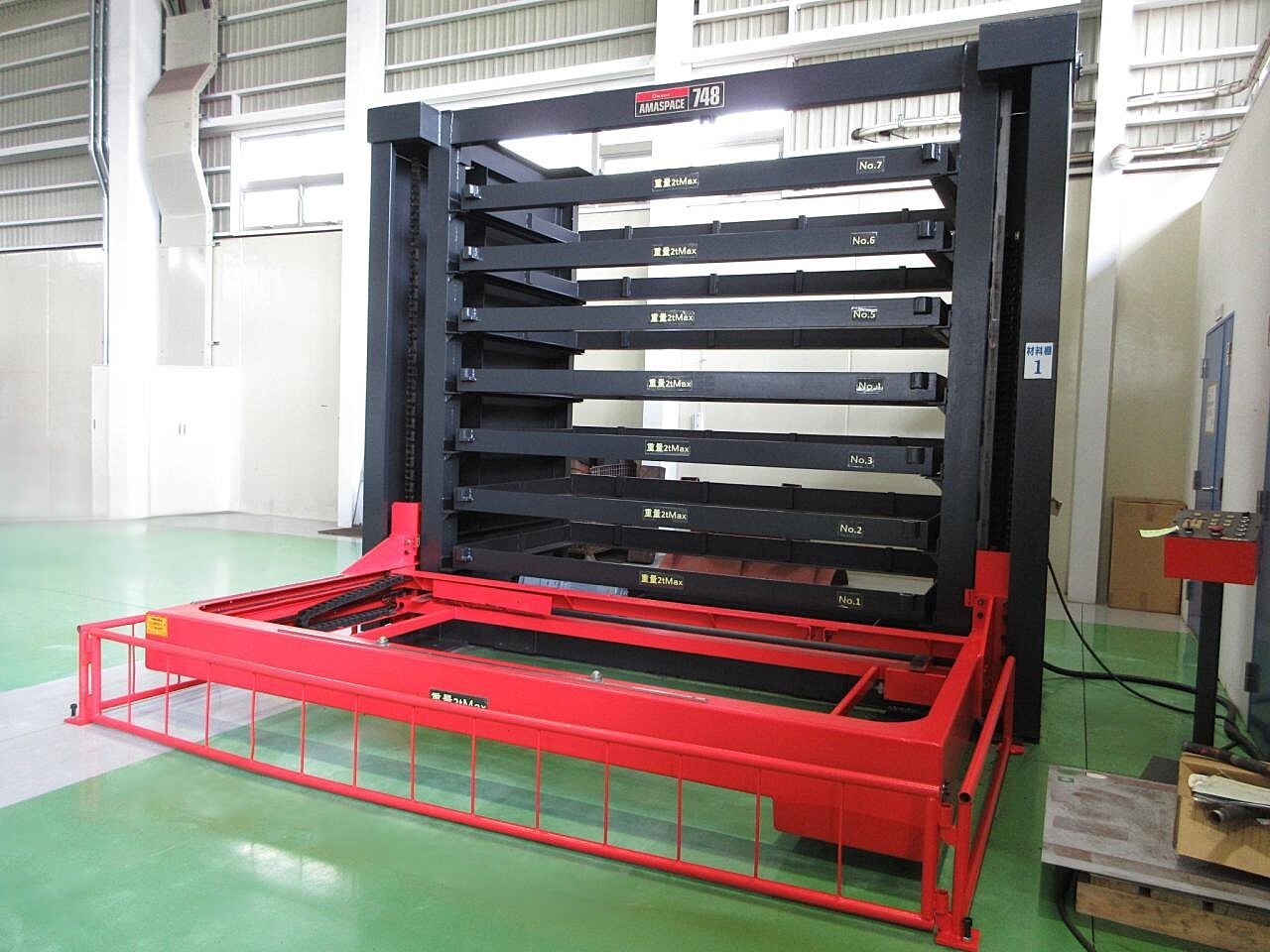 アマダ 材料棚 AMS-748